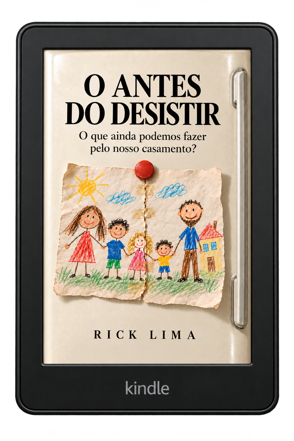 Capa de O Antes do Desistir em um leitor digital.
